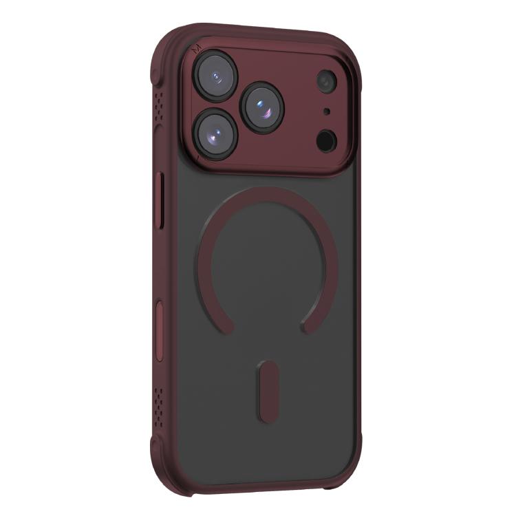 For iPhone 17 Pro Max MOMAX Airbag Shockproof MagSafe Phone Case(Red) by MOMAX