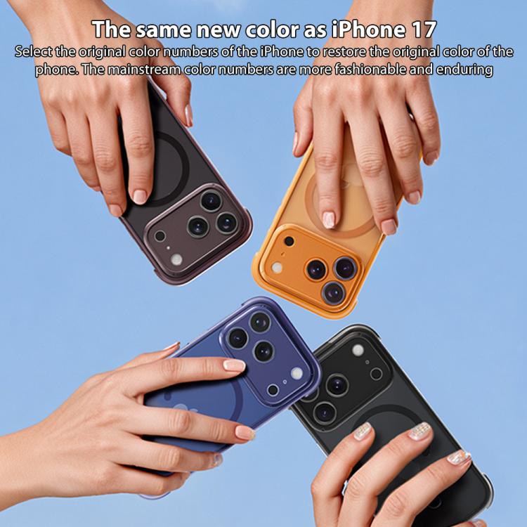 For iPhone 17 Pro MOMAX Airbag Shockproof MagSafe Phone Case(Black) by MOMAX