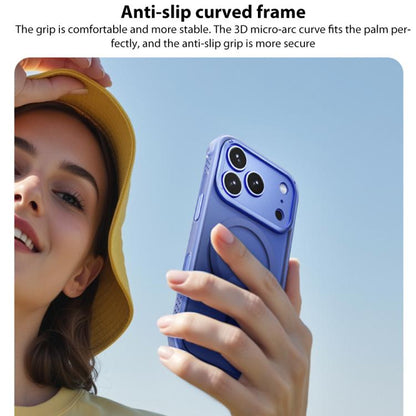 For iPhone 17 Pro MOMAX Airbag Shockproof MagSafe Phone Case(Blue) by MOMAX