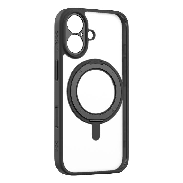 For iPhone 17 MOMAX Airbag Shockproof MagSafe Phone Case(Black) by MOMAX