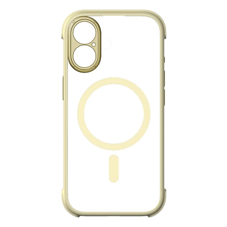 For iPhone 17 MOMAX Airbag Shockproof MagSafe Phone Case(Yellow) by MOMAX