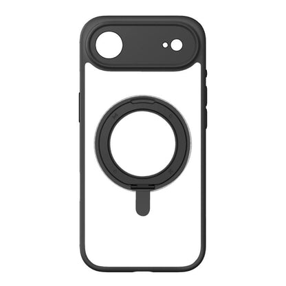 For iPhone Air MOMAX Magsafe Magnetic Metal Rotating Holder Phone Case(Black) by MOMAX