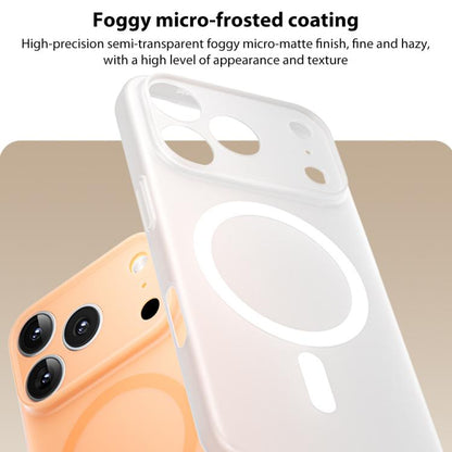 For iPhone 17 Pro Max MOMAX Ultra-thin Magnetic MagSafe PC Phone Case(Transparent White) by MOMAX