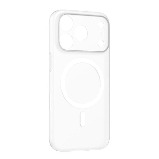 For iPhone 17 Pro MOMAX Ultra-thin Magnetic MagSafe PC Phone Case(Transparent White) by MOMAX