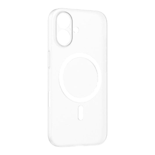 For iPhone 17 MOMAX Ultra-thin Magnetic MagSafe PC Phone Case(Transparent White) by MOMAX