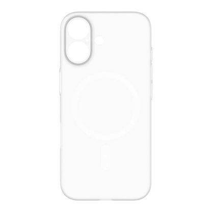 For iPhone 17 MOMAX Ultra-thin Magnetic MagSafe PC Phone Case(Transparent White) by MOMAX