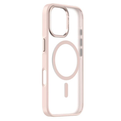 For iPhone 17 ZGA Matte Clear Magsafe PC Hybrid TPU Phone Case(Pink) by ZGA