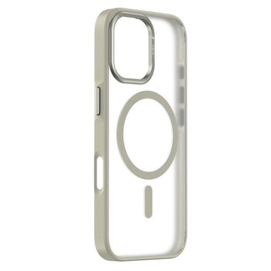 For iPhone 17 ZGA Matte Clear Magsafe PC Hybrid TPU Phone Case(Grey) by ZGA