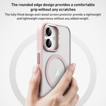 For iPhone Air ZGA Matte Clear Magsafe PC Hybrid TPU Phone Case(Grey) by ZGA