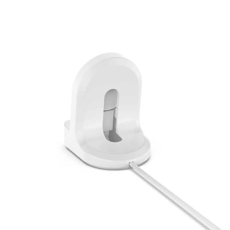 For Huawei Honor Watch GS Pro Watch Charging Stand Base Cradle Silicone Holder, without Cable(White) by bashfashion