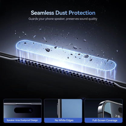 For iPhone Air JOYROOM Knight Series 2.5D Full Screen HD Hard Anti-Scratch Tempered Glass Film by JOYROOM