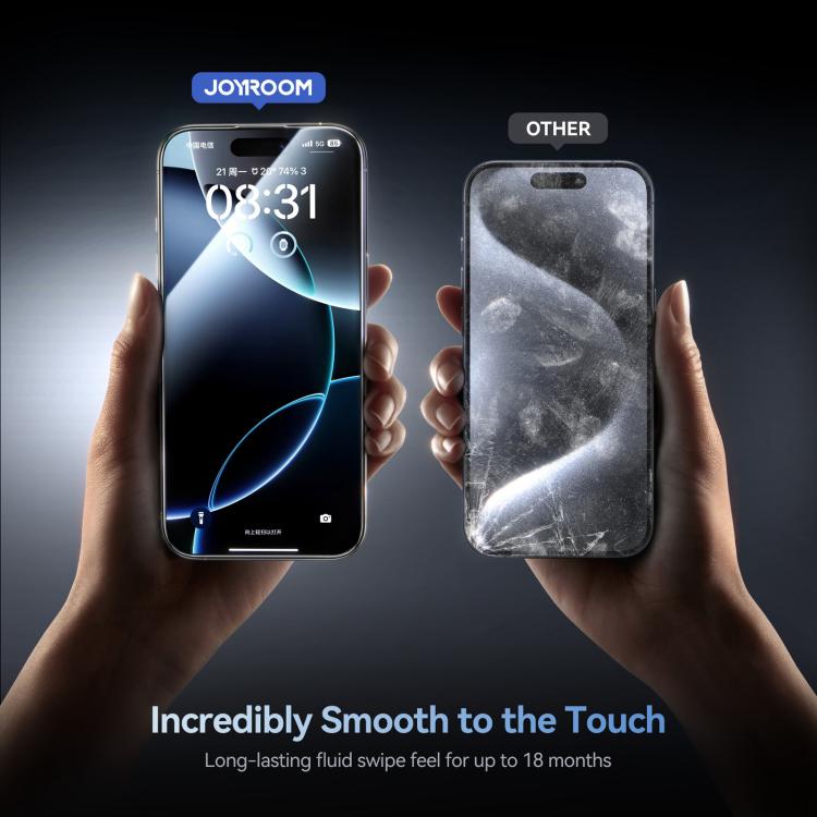 For iPhone Air JOYROOM Knight Series 2.5D Full Screen HD Hard Anti-Scratch Tempered Glass Film by JOYROOM