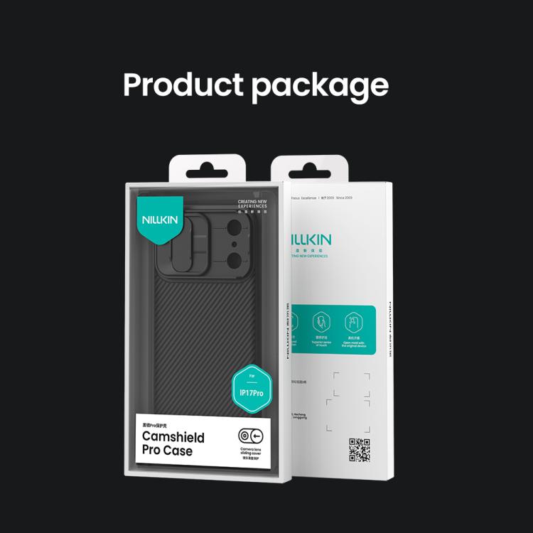 For iPhone 17 Pro NILLKIN CamShield Pro PC Phone Case(Black) by NILLKIN