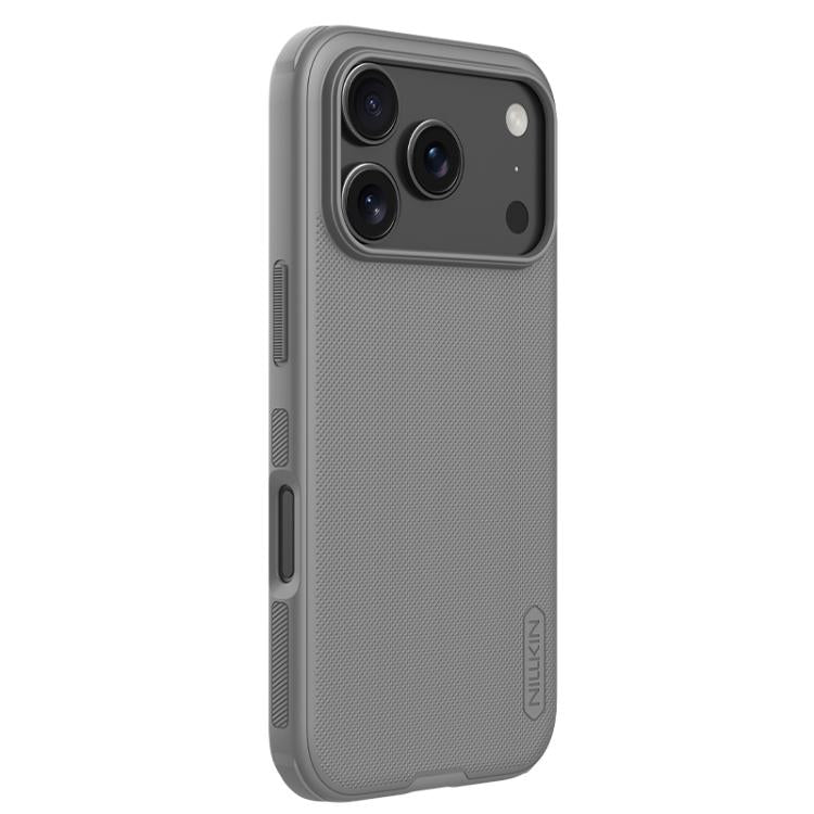 For iPhone 17 Pro Max NILLKIN Frosted Shield Pro PC + TPU Phone Case(Grey) by NILLKIN