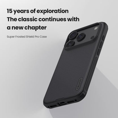 For iPhone 17 Pro NILLKIN Frosted Shield Pro PC + TPU Phone Case(Black) by NILLKIN