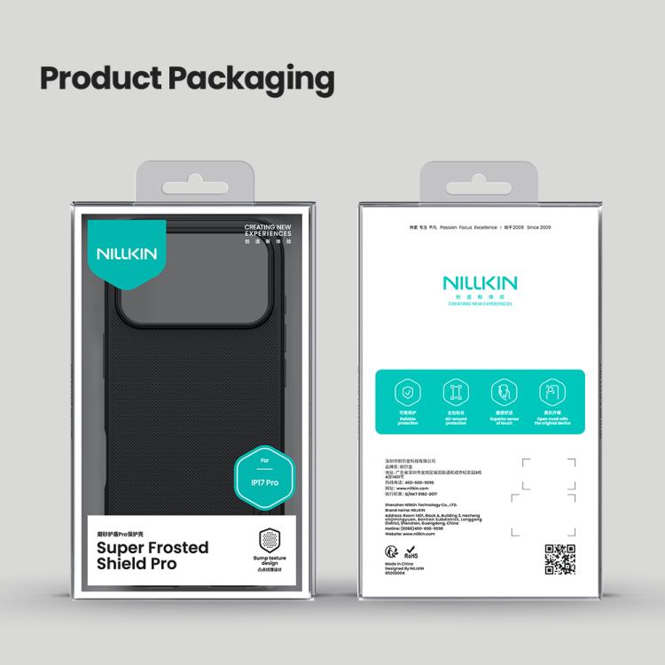 For iPhone 17 Pro NILLKIN Frosted Shield Pro PC + TPU Phone Case(Green) by NILLKIN