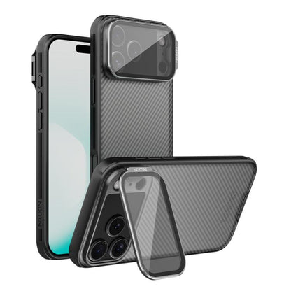 For iPhone 17 Pro Max NILLKIN CamShield Prop Transparent Mirror Cover Translucent PC Phone Case(Black) by NILLKIN