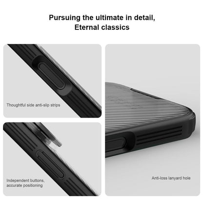 For iPhone 17 Pro Max NILLKIN CamShield Prop Transparent Mirror Cover Translucent PC Phone Case(Black) by NILLKIN