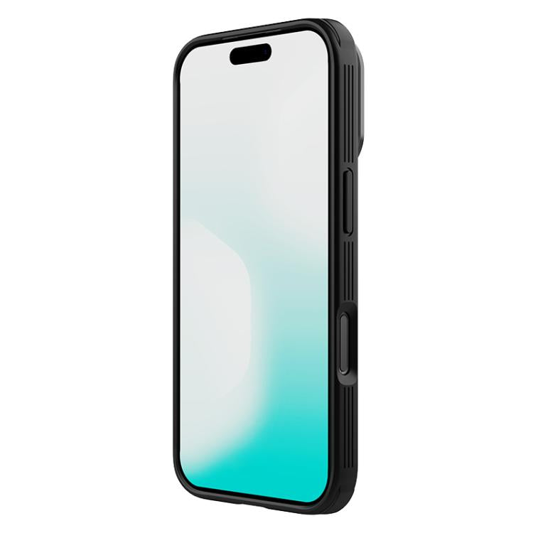 For iPhone 17 Pro NILLKIN CamShield Prop Transparent Mirror Cover Translucent PC Phone Case(Black) by NILLKIN