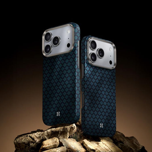 For iPhone 17 Pro Max Benks Color Shield C1 Classic Kevlar Woven Diamond MagSafe Phone Case(Blue) by Benks