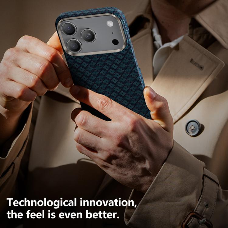 For iPhone 17 Pro Max Benks Color Shield C1 Classic Kevlar Woven Diamond MagSafe Phone Case(Blue) by Benks