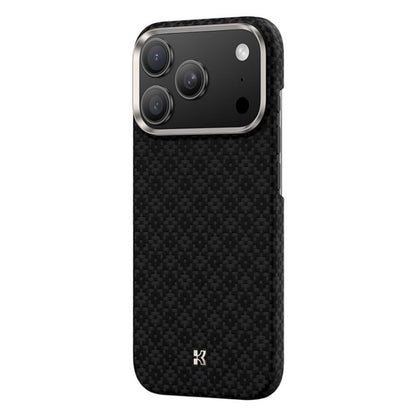For iPhone 17 Pro Max Benks Color Shield C1 Classic Kevlar Woven Diamond MagSafe Phone Case(Black) by Benks