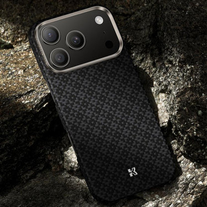 For iPhone 17 Pro Max Benks Color Shield C1 Classic Kevlar Woven Diamond MagSafe Phone Case(Black) by Benks