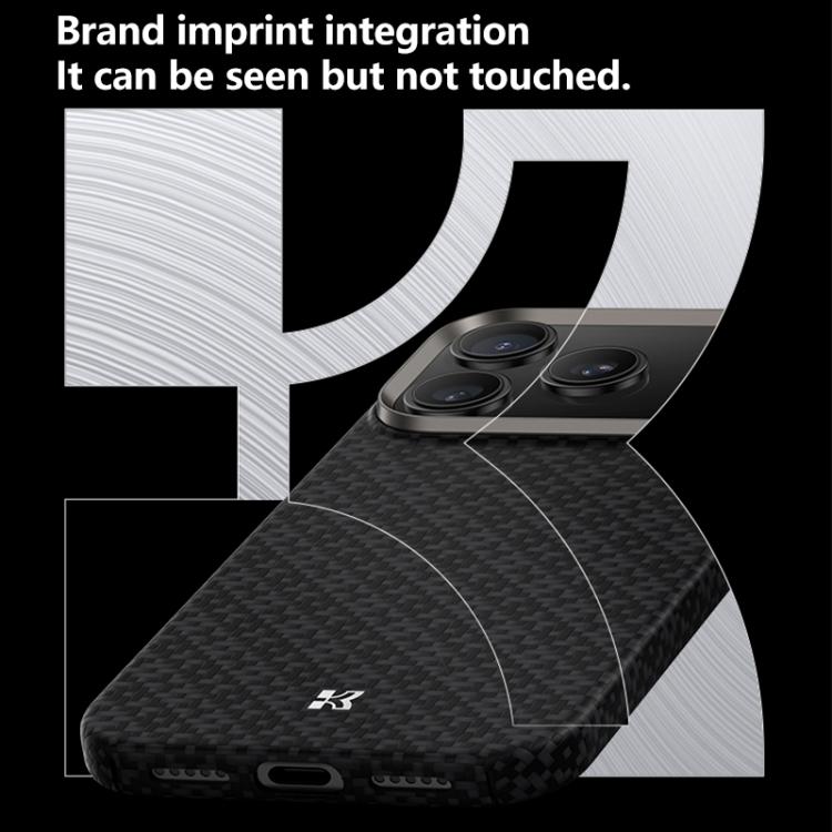 For iPhone 17 Pro Max Benks Color Shield C1 Classic Kevlar Woven Diamond MagSafe Phone Case(Black) by Benks