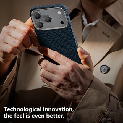 For iPhone 17 Pro Benks Color Shield C1 Classic Kevlar Woven Diamond MagSafe Phone Case(Blue) by Benks