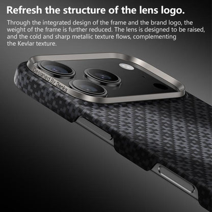 For iPhone 17 Pro Benks Color Shield C1 Classic Kevlar Woven Diamond MagSafe Phone Case(Black) by Benks