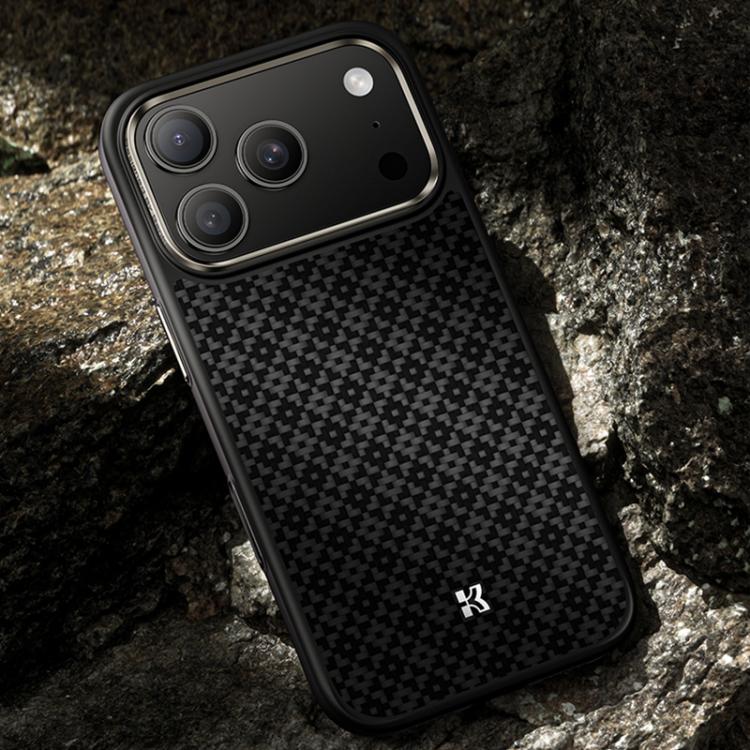 For iPhone 17 Pro Benks Y2 Kevlar All-inclusive MagSafe Magnetic Diamond Phone Case(Black) by Benks