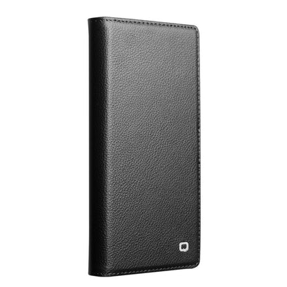 For iPhone 17 QIALINO Classics 3rd Genuine Leather Phone Case(Black) by QIALINO