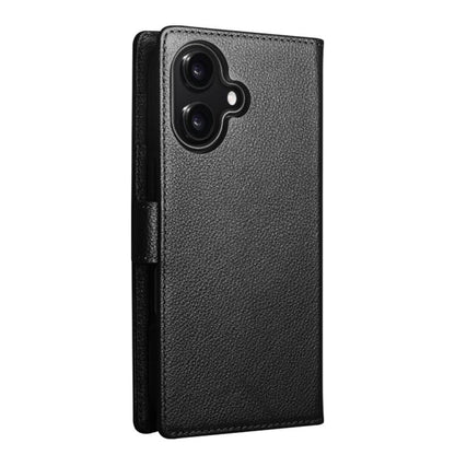 For iPhone 17 QIALINO Classics 3rd Genuine Leather Phone Case(Black) by QIALINO