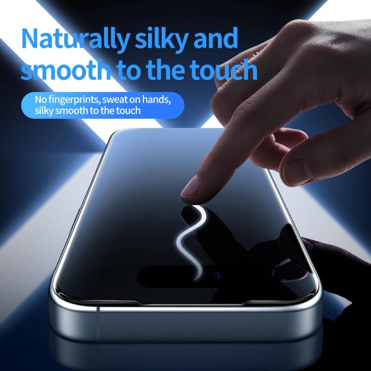 For iPhone Air Do As You Wish Silk Screen Printed HD Tempered Glass Film(Black) by Do As You Wish
