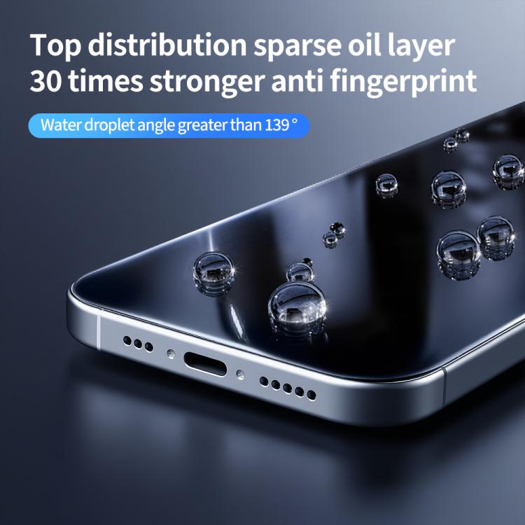 For iPhone Air Do As You Wish Silk Screen Printed HD Tempered Glass Film(Black) by Do As You Wish