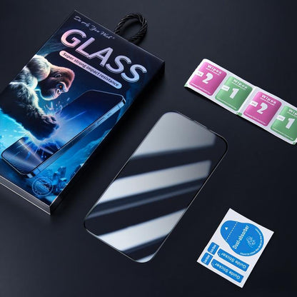 For iPhone Air Do As You Wish Silk Screen Printed HD Tempered Glass Film(Black) by Do As You Wish