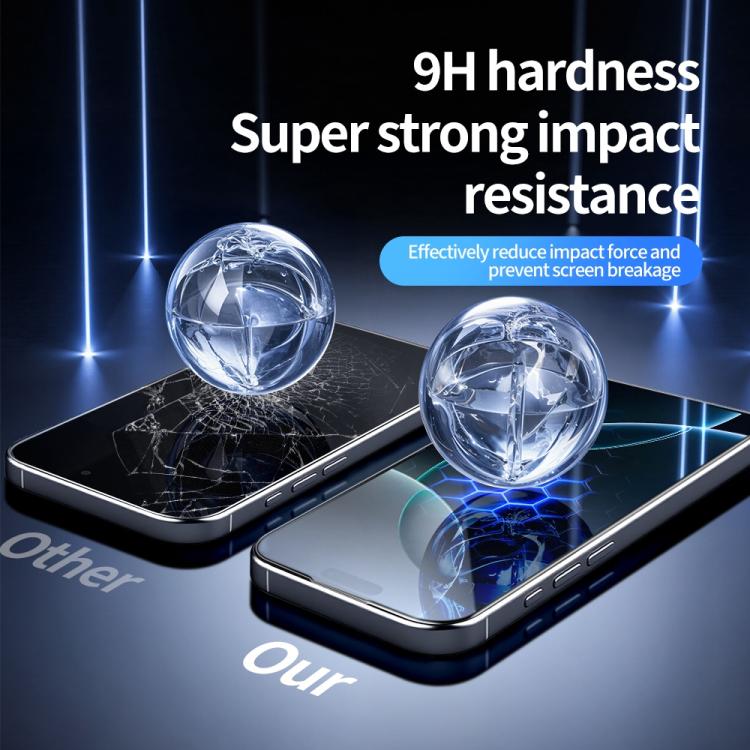 For iPhone Air 5pcs / Pack Do As You Wish Silk Screen Printed HD Tempered Glass Film(Black) by Do As You Wish