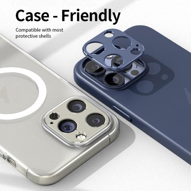 For iPhone 13 / 13 mini XDcase Titanium Alloy Hollow Camera Lens Protector(Black) by XDcase