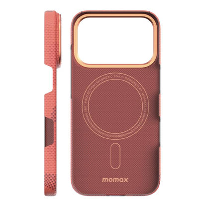 For iPhone 17 Pro Max MOMAX Aramid Fiber Ultra-thin MagSafe Phone Case(Orange) by MOMAX