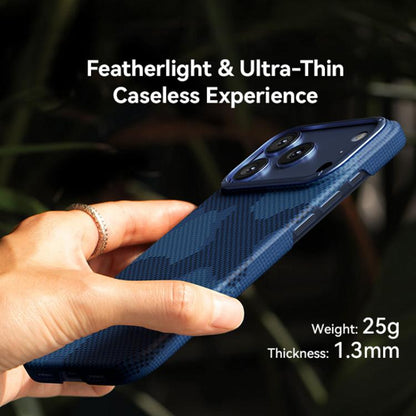 For iPhone 17 Pro Max MOMAX Aramid Fiber Ultra-thin MagSafe Phone Case(Orange) by MOMAX