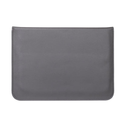 PU Leather Ultra-thin Envelope Bag Laptop Bag for MacBook Air / Pro 11 inch, with Stand Function(Space Gray) by bashfashion