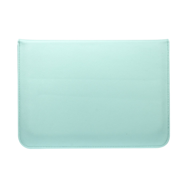 PU Leather Ultra-thin Envelope Bag Laptop Bag for MacBook Air / Pro 11 inch, with Stand Function(Mint Green) by bashfashion