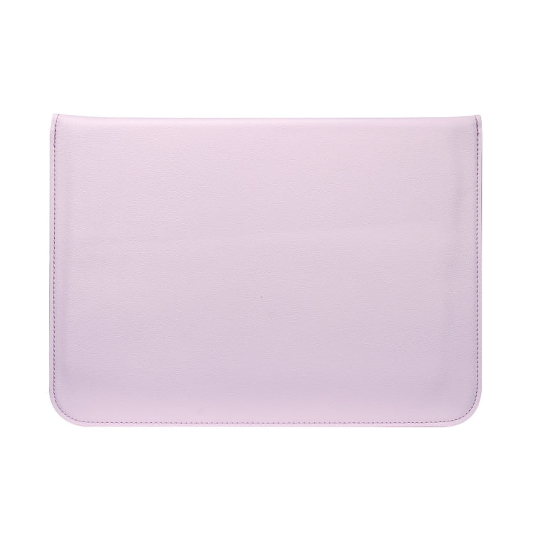 PU Leather Ultra-thin Envelope Bag Laptop Bag for MacBook Air / Pro 15 inch, with Stand Function(Pink) by bashfashion