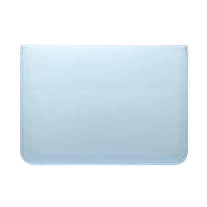 PU Leather Ultra-thin Envelope Bag Laptop Bag for MacBook Air / Pro 15 inch, with Stand Function(Sky Blue) by bashfashion
