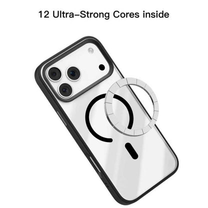 For iPhone 17 Pro Max Mutural Mist MagSafe Series Magnetic PC Hybrid TPU Phone Case(White) by Mutural