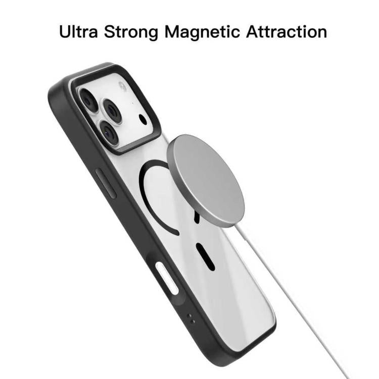 For iPhone 17 Pro Max Mutural Mist MagSafe Series Magnetic PC Hybrid TPU Phone Case(Deep Blue) by Mutural