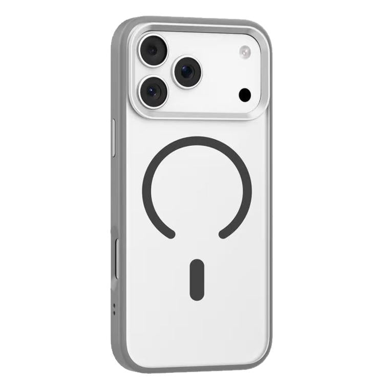 For iPhone 17 Pro Mutural Mist MagSafe Series Magnetic PC Hybrid TPU Phone Case(Grey) by Mutural