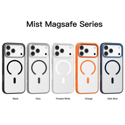 For iPhone 17 Pro Mutural Mist MagSafe Series Magnetic PC Hybrid TPU Phone Case(Orange) by Mutural