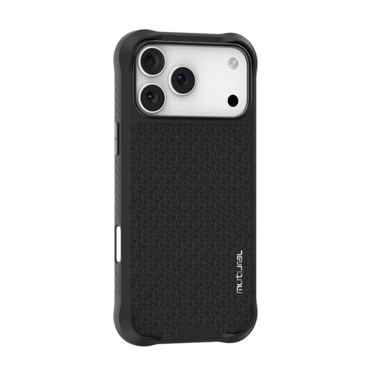 For iPhone 17 Pro Max Mutural Honored Armor Series TPU Magnetic MagSafe Phone Case(Black) by Mutural