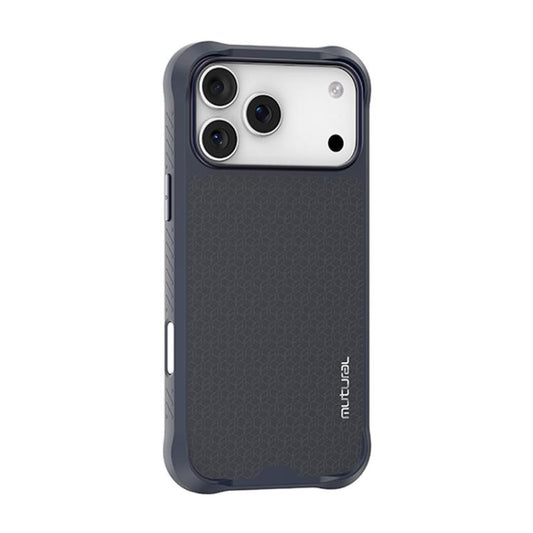 For iPhone 17 Pro Max Mutural Honored Armor Series TPU Magnetic MagSafe Phone Case(Dark Blue) by Mutural